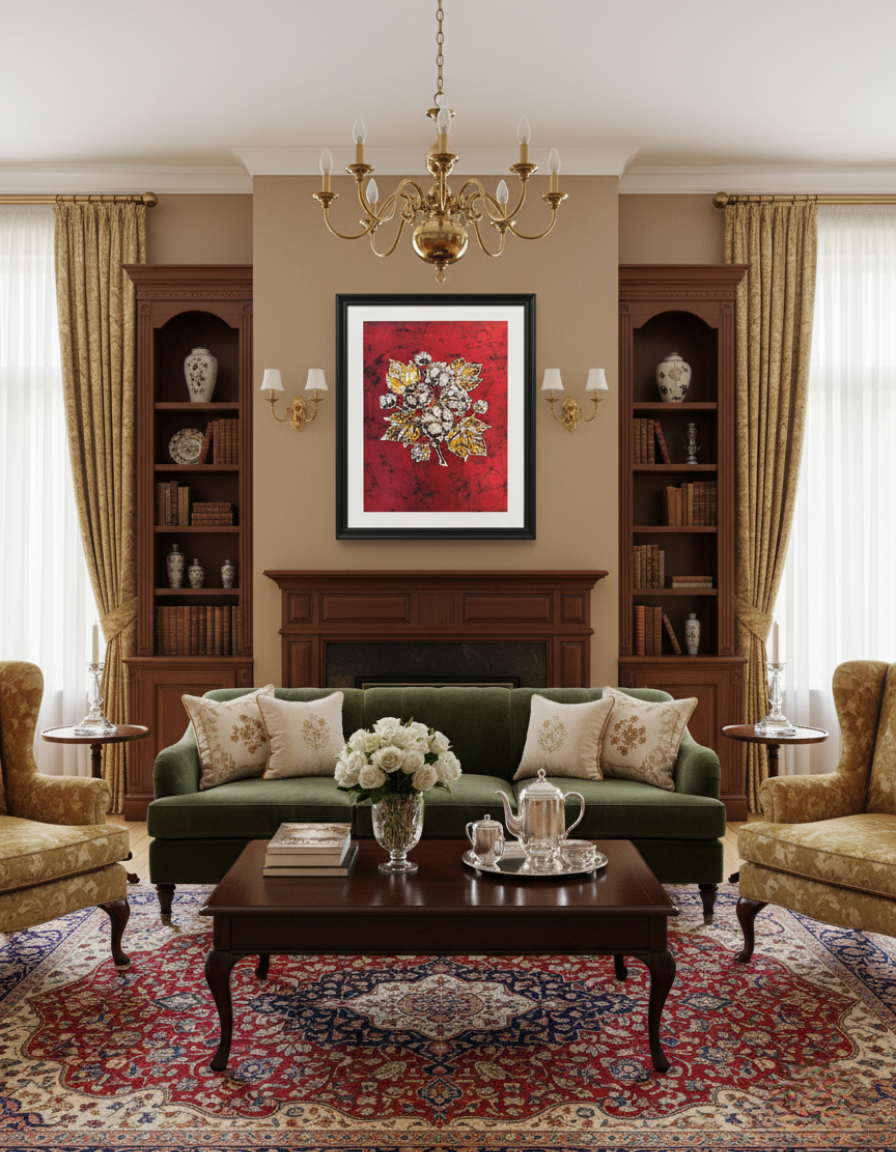 Cotton Flower Wall Décor – Rooted in nature, woven with purity